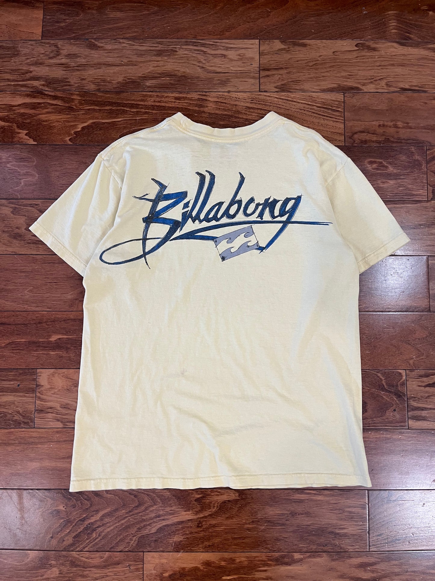 2010s Billabong Yellow Surf Tee (M)