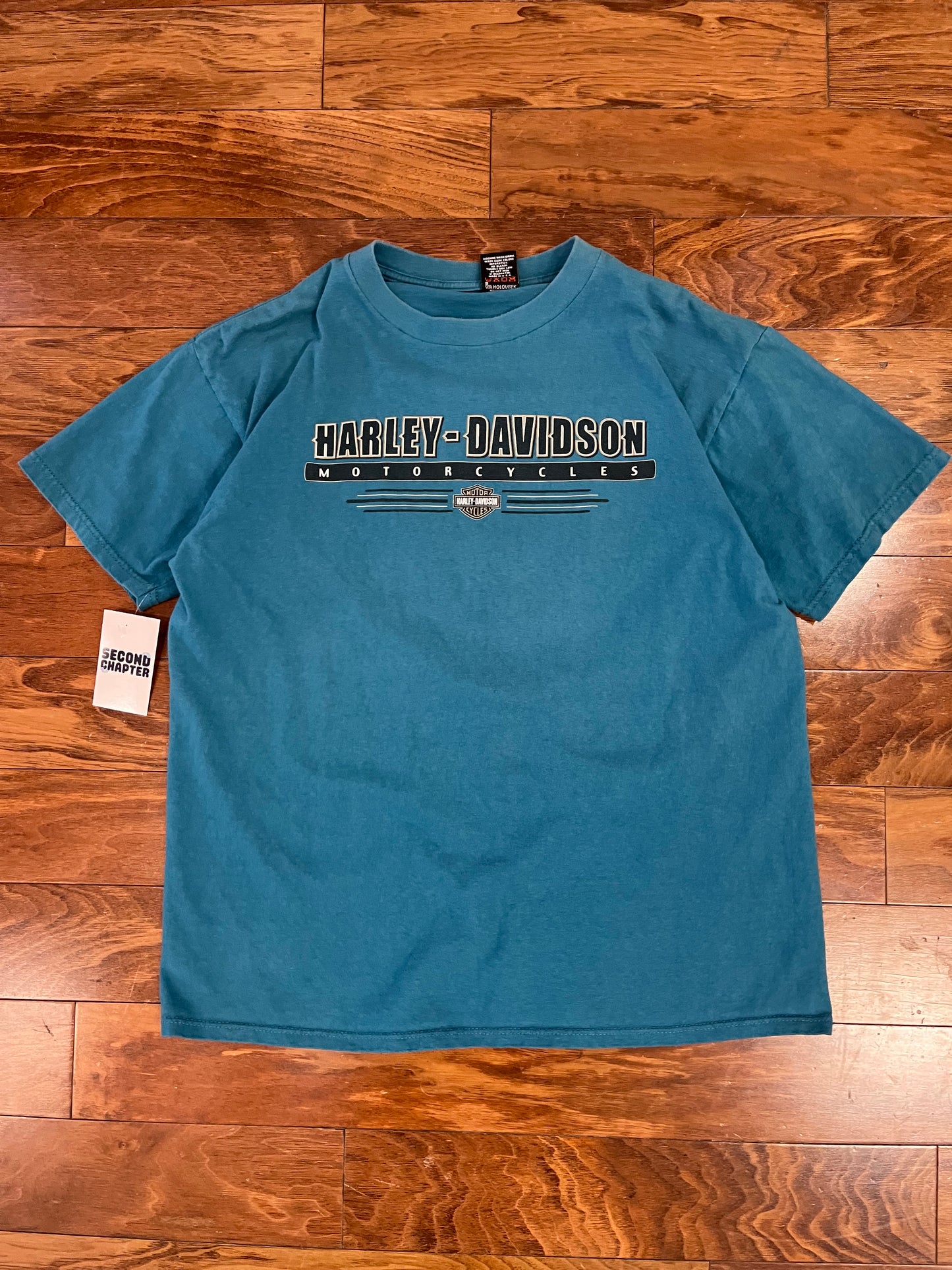 1996 Harley Davidson Teal Statesville Tee (XL)