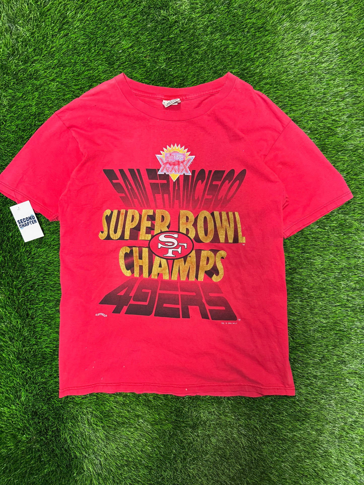 1995 San Francisco 49ers Big Spell Out Vintage Tee (XL)