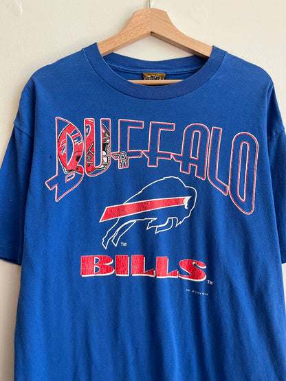 1993 Buffalo Bills Nutmeg NFL Blue Tee (L)