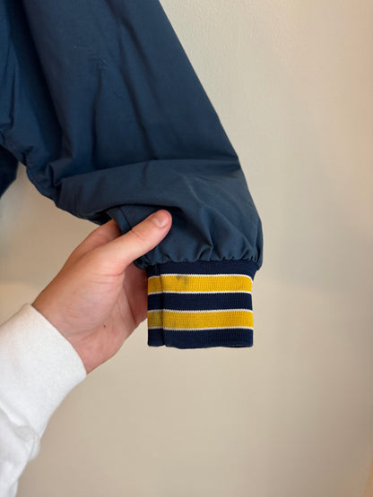 80s Notre Dame Boxy Swingster Vintage Windbreaker Varsity Jacket (L)