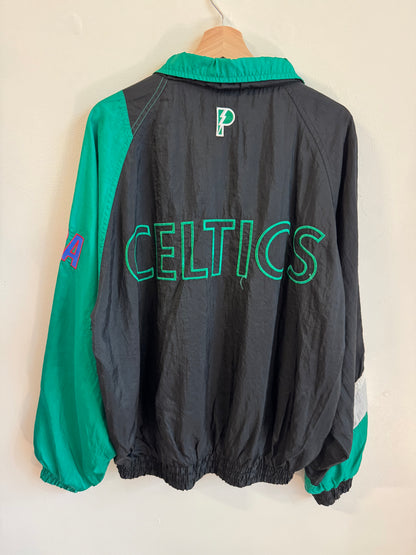90s Boston Celtics Vintage Pro Player Windbreaker (L)