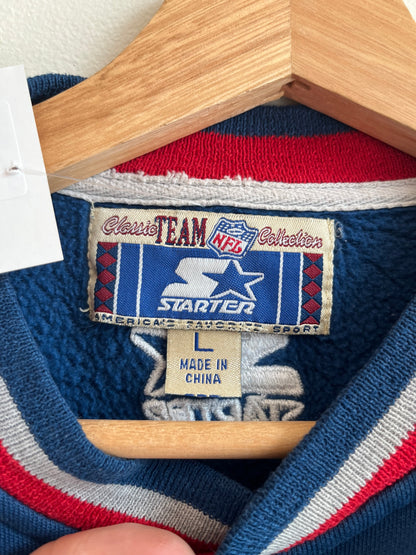 90s New England Patriots Starter Embroidered Crewneck (M)