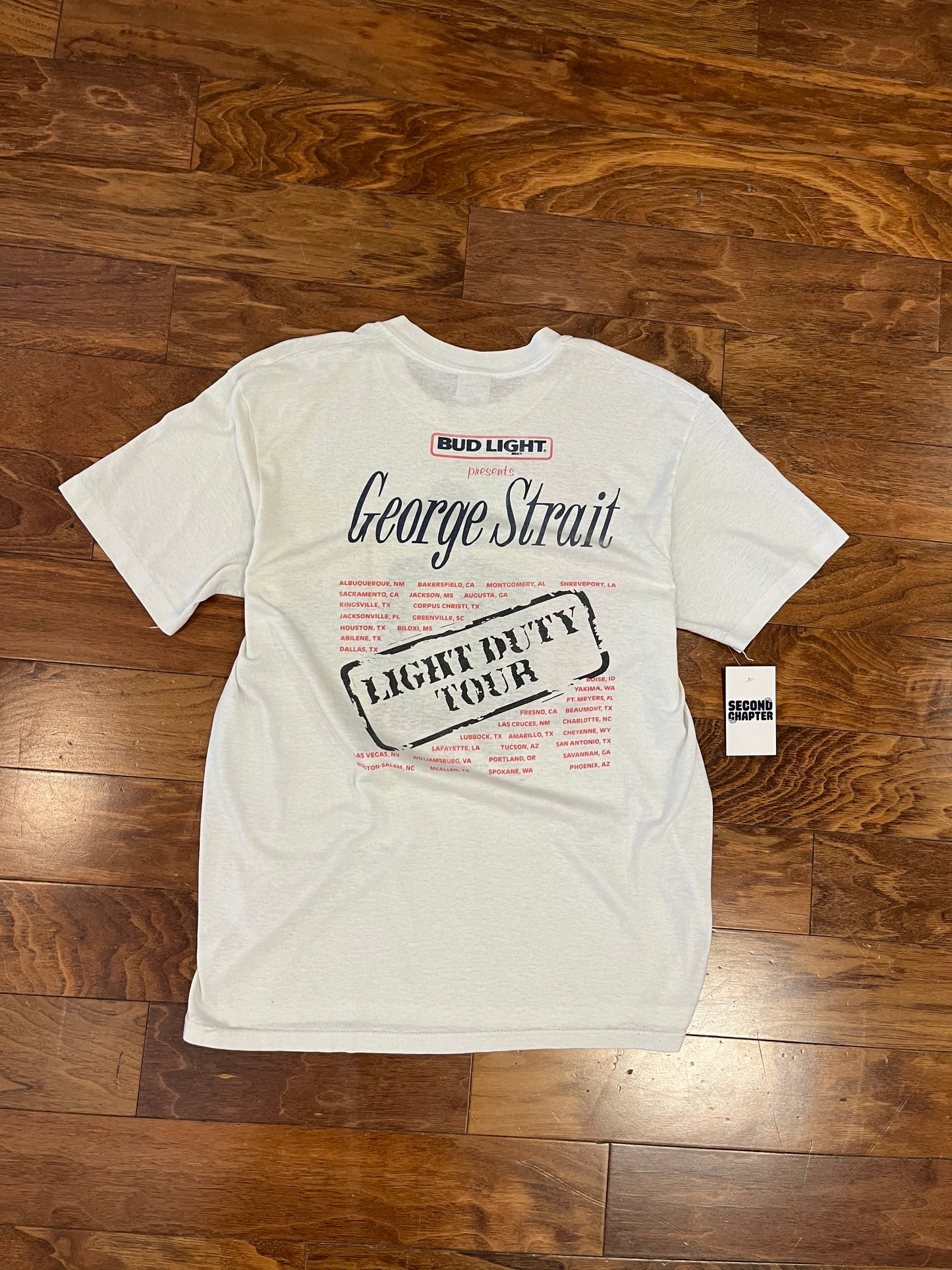 90s George Strait "Light Duty Tour" Tee (L)