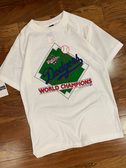1988 Los Angeles Dodgers World Series Vintage Deadstock MLB Tee (L)