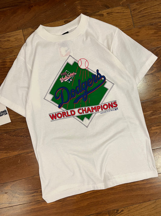 1988 Los Angeles Dodgers World Series Vintage Deadstock MLB Tee (L)