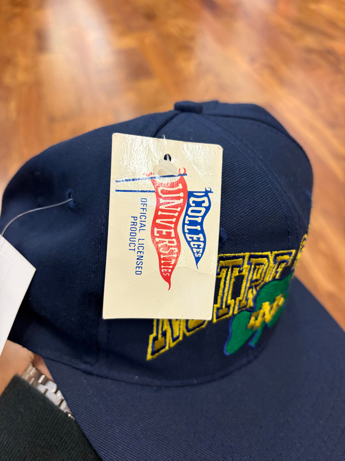 90s Notre Dame Spell Out Deadstock Hat (OS)