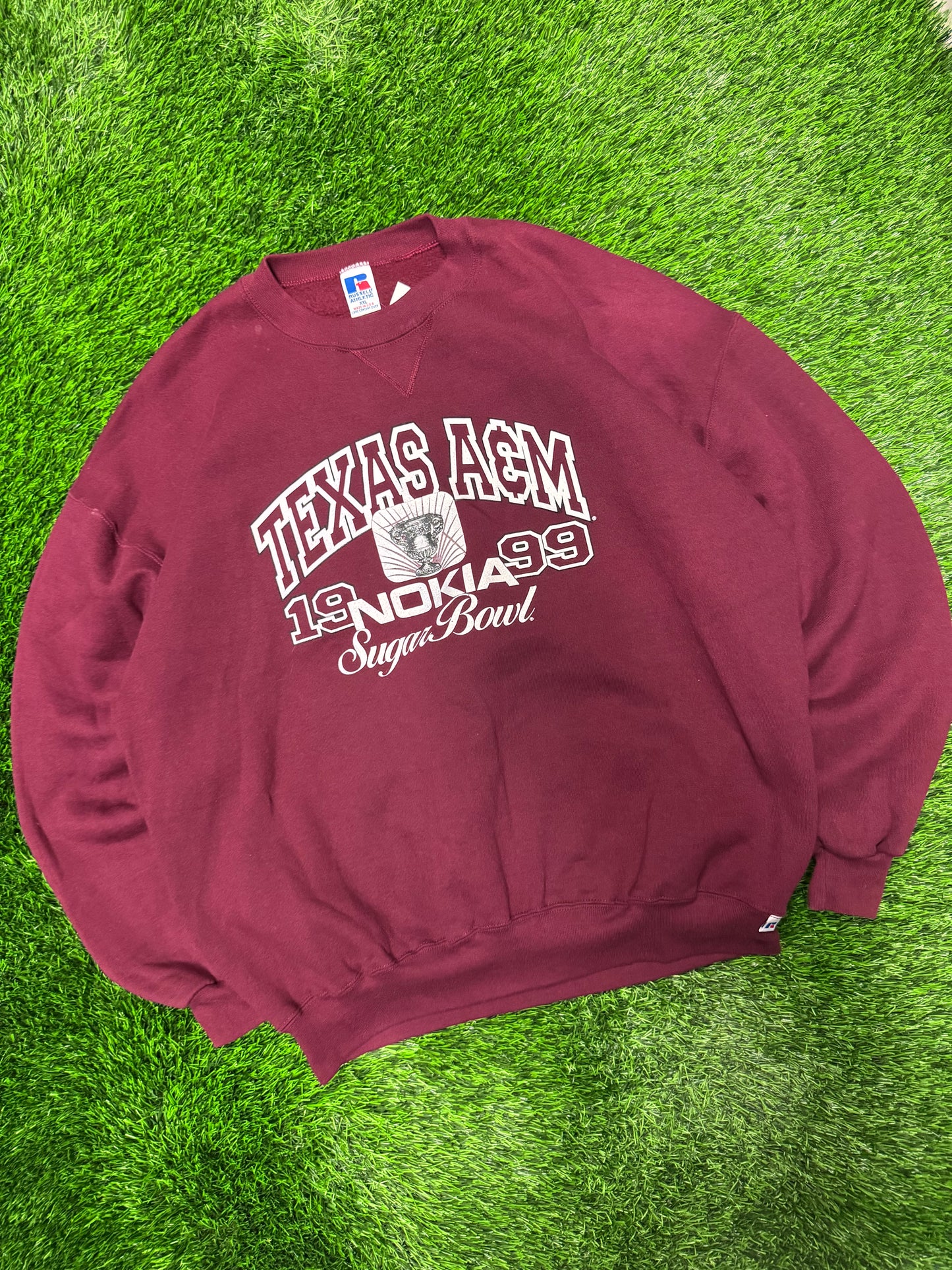 1999 Texas A&M University Nokia Sugar Bowl Vintage Crewneck (XXL)