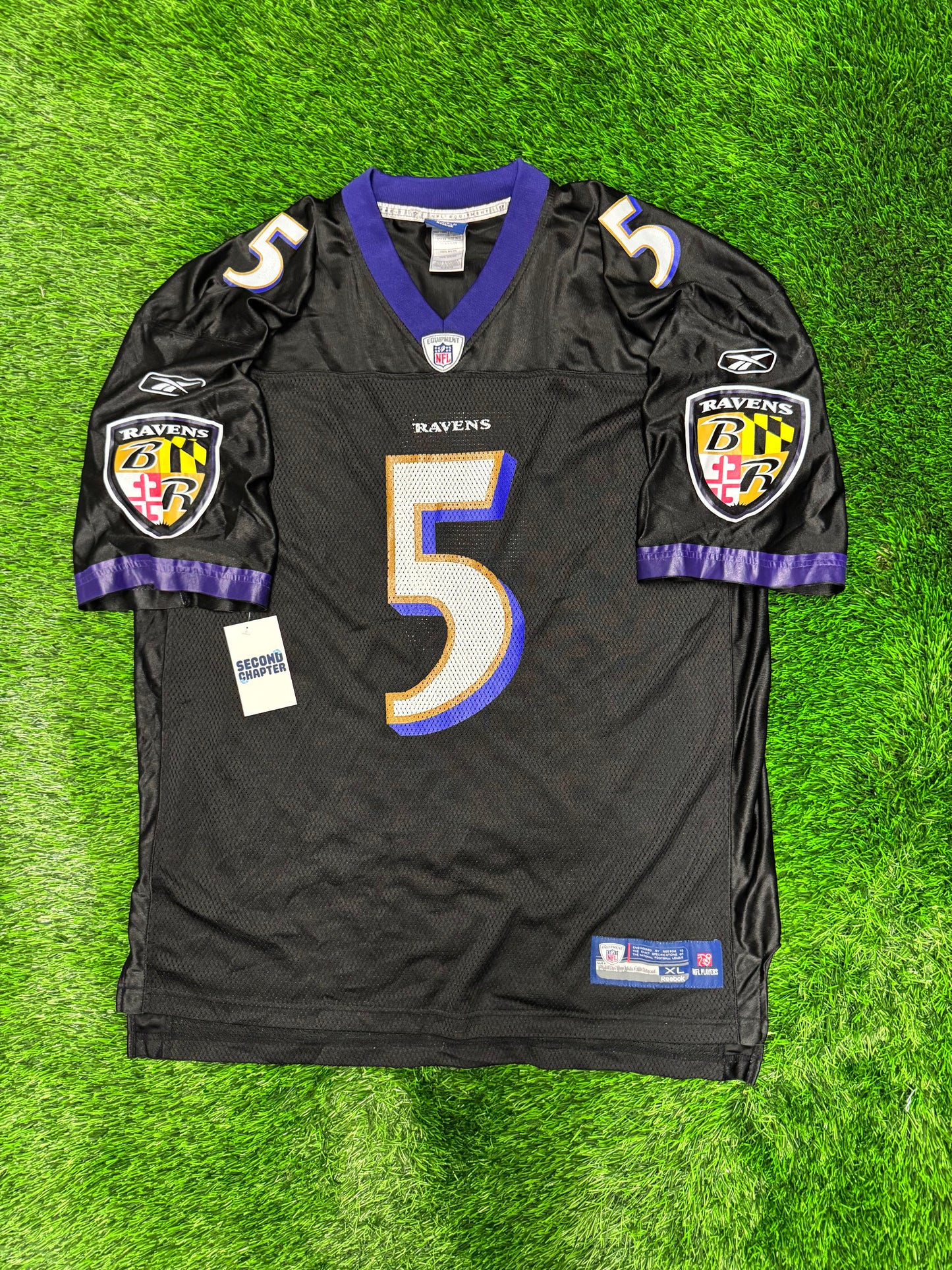 Baltimore Ravens Joe Flacco #5 Reebok Jersey (XL)
