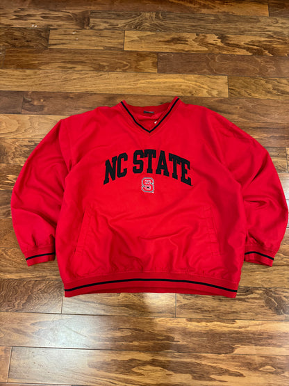 00s NC State Embroidered Spell Out Windbreaker (XL)