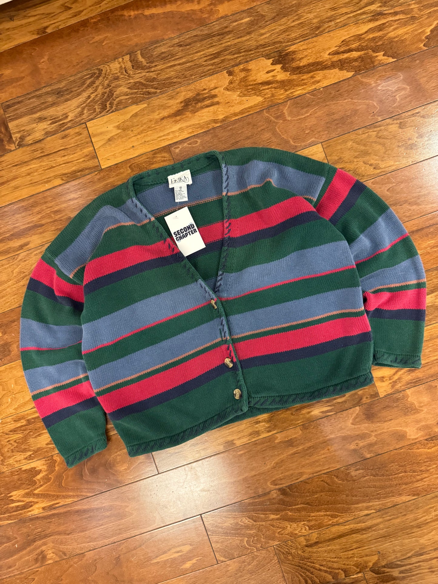 90s Erika Women's Cardigan Sweater (M)