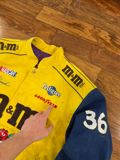 90s M&M's Racing Jeff Hamilton Nascar Jacket (XL)