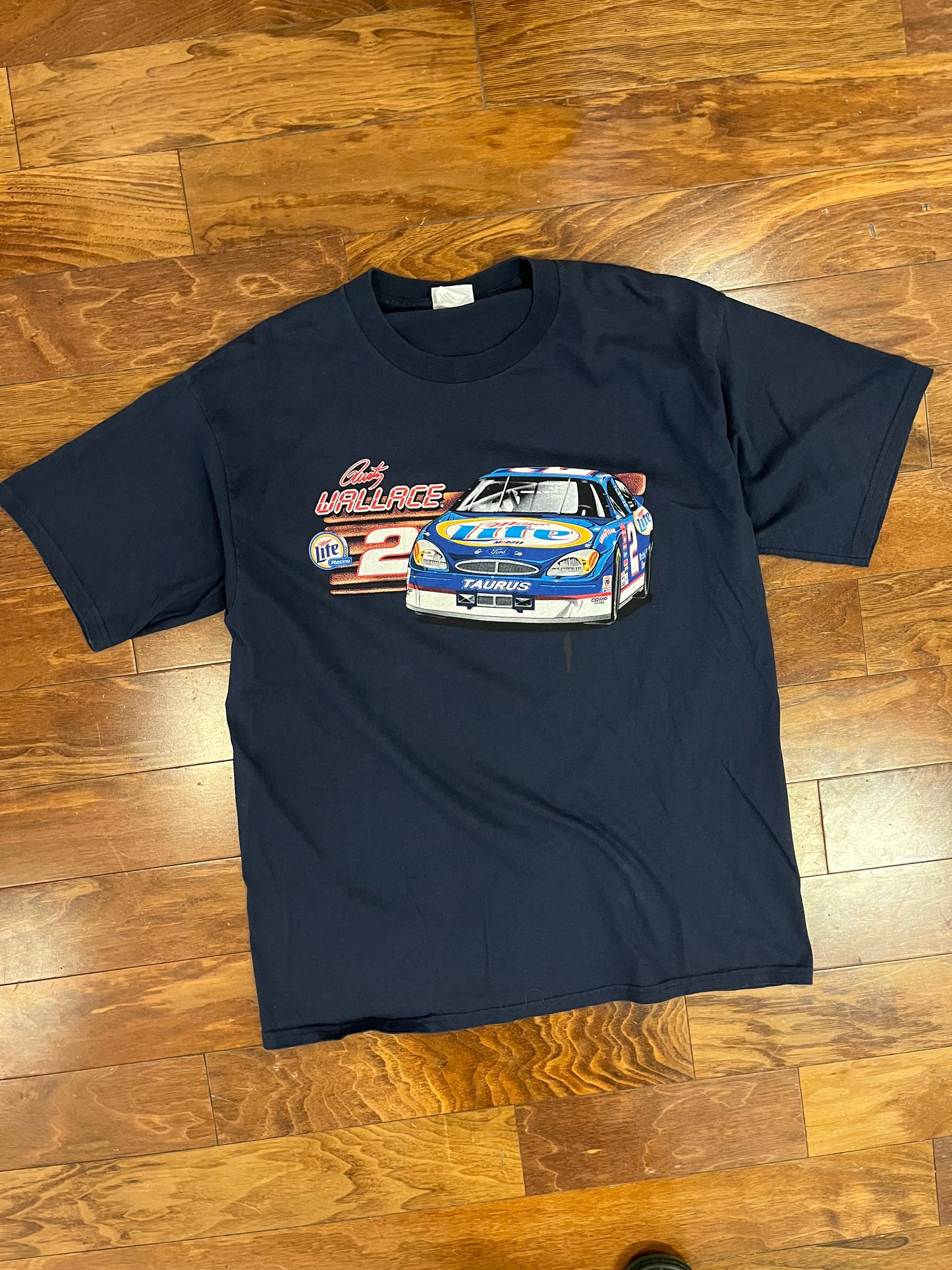 2001 Rusty Wallace Miller Lite Nascar Tee (XL)