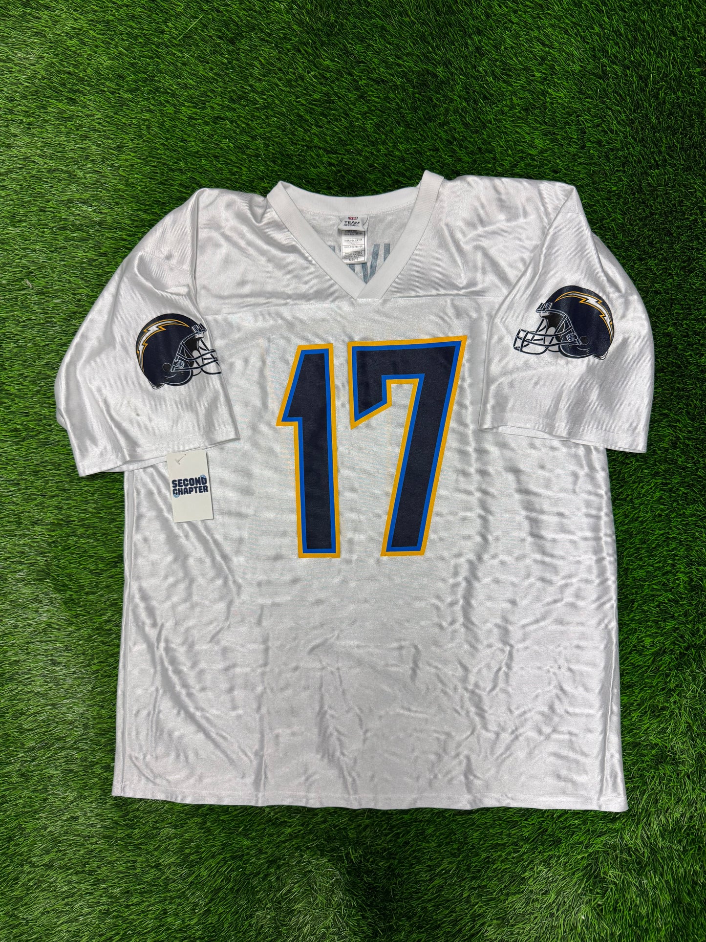 00s San Diego Chargers Phillip Rivers #17 Vintage NFL Players Jersey (XL)