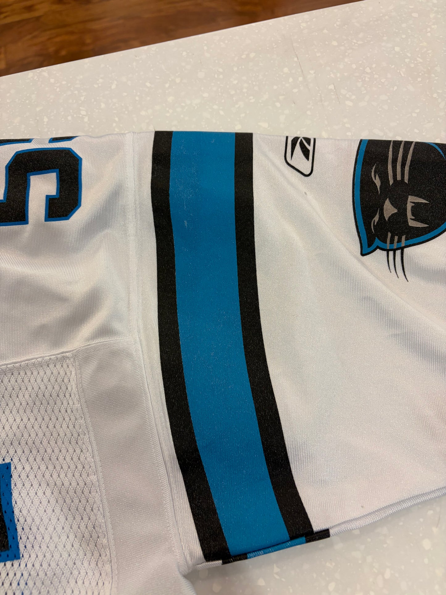 00s Carolina Panthers Dan Morgan Reebok Away Jersey (S)