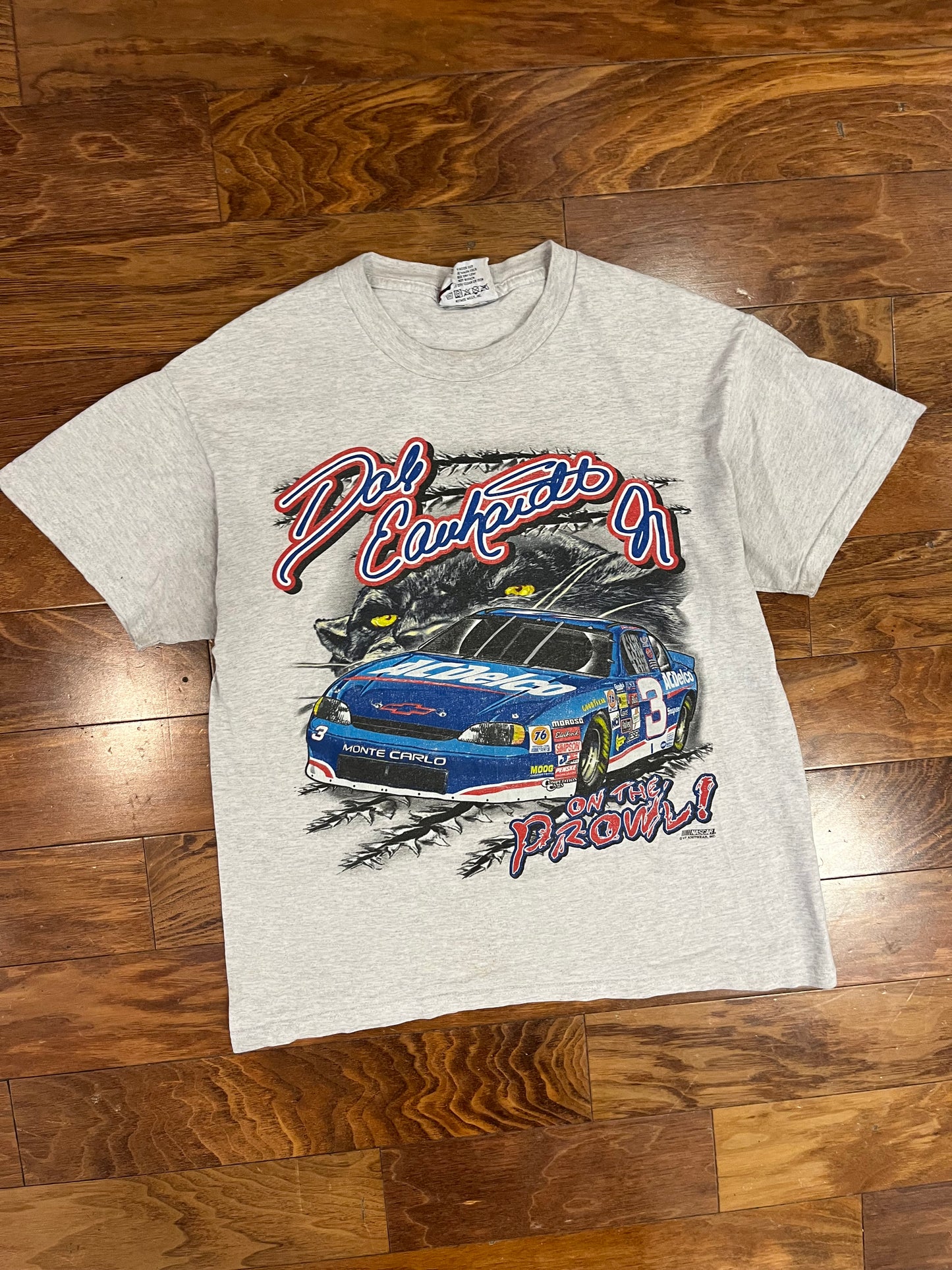 90s Dale Earnhardt "On The Prowl" Nascar Tee (M)