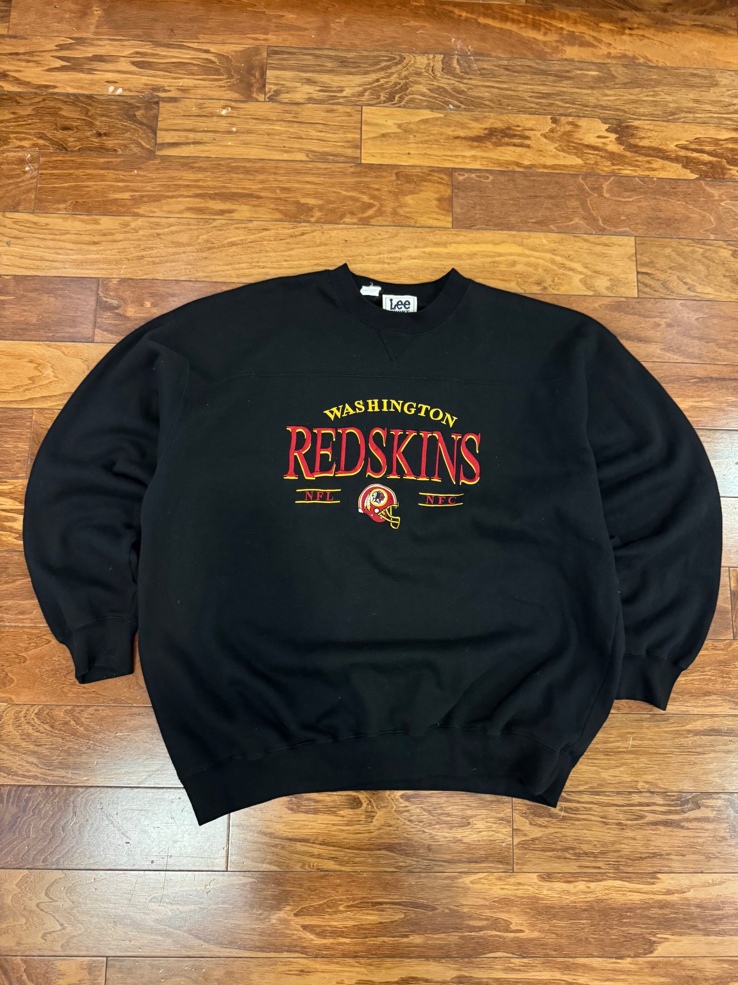 90s Washington Redskins Black Lee Crewneck (XXL)