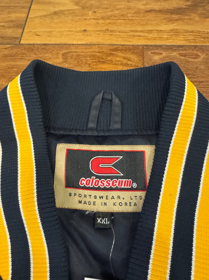 90s West Virginia University (WVU) Vintage Colosseum Satin Jacket (XXL)
