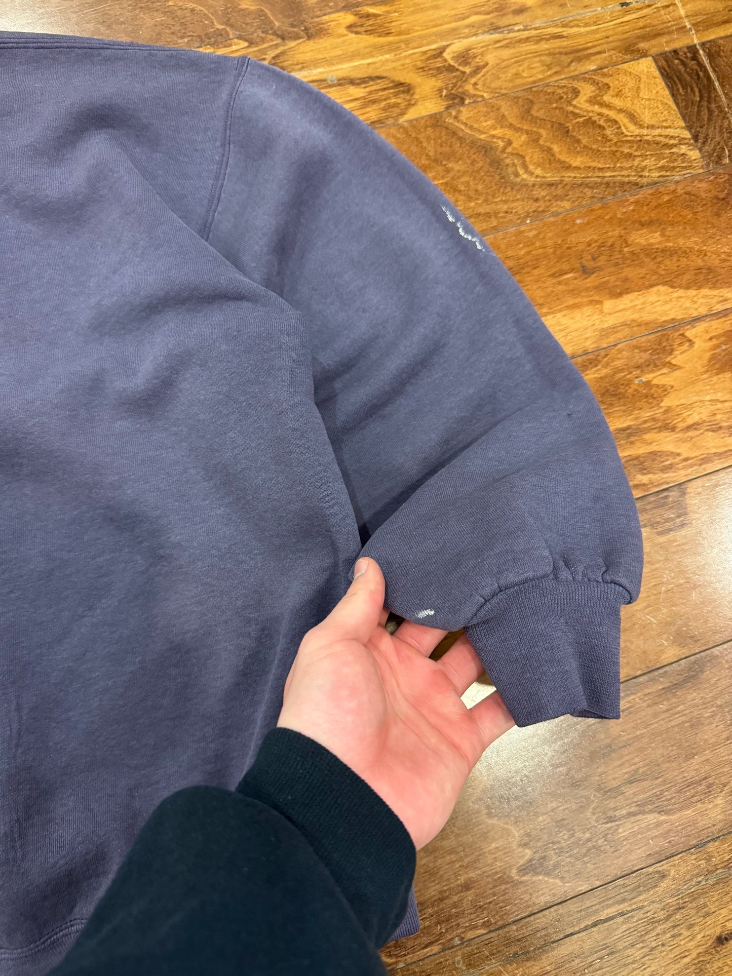 90s Russell Athletics Faded Purple Blank Essential Crewneck (L)