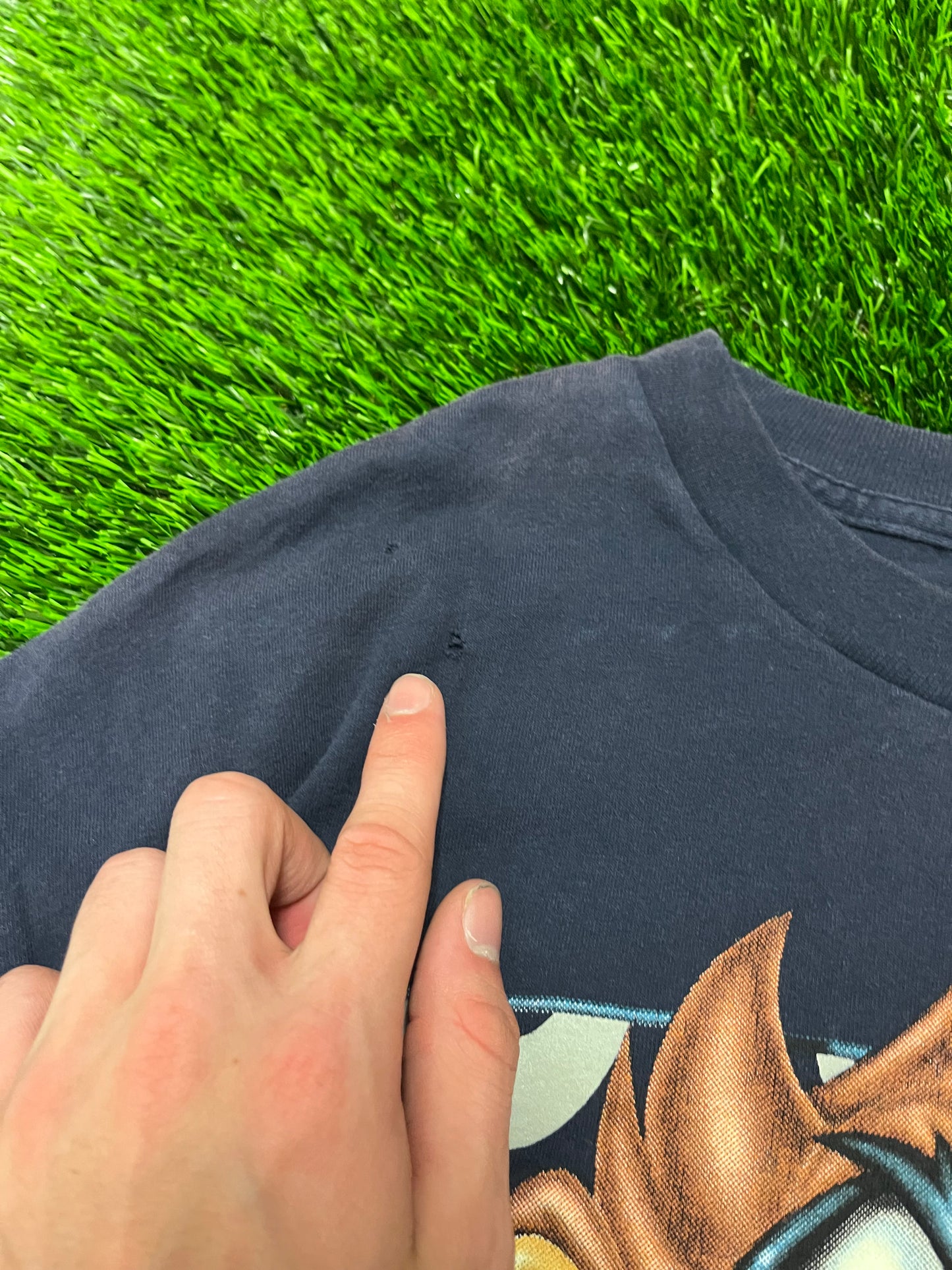 1998 Dallas Cowboys Taz Stained Faded Tee (XL)
