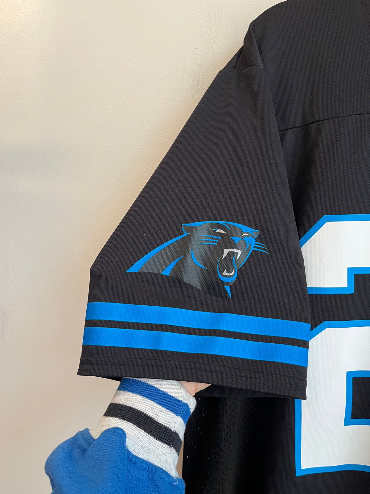 2010s Carolina Panthers Christian McCaffery Team Apparel Jersey (L)