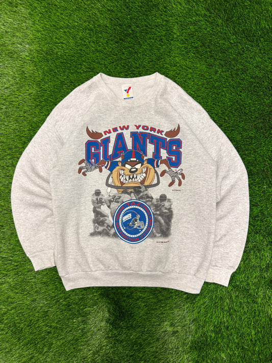 1992 NY Giants Taz Cartoon Crewneck (XL)