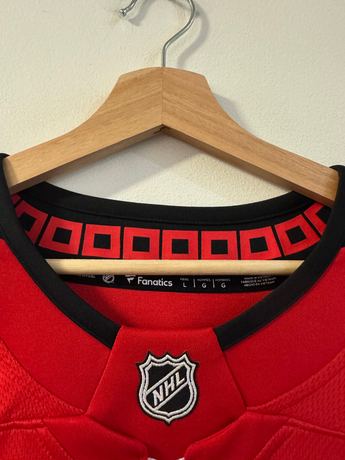 Carolina Hurricanes Andrei Svechnikov Fanatics NHL Hockey Red Home Jersey (L)