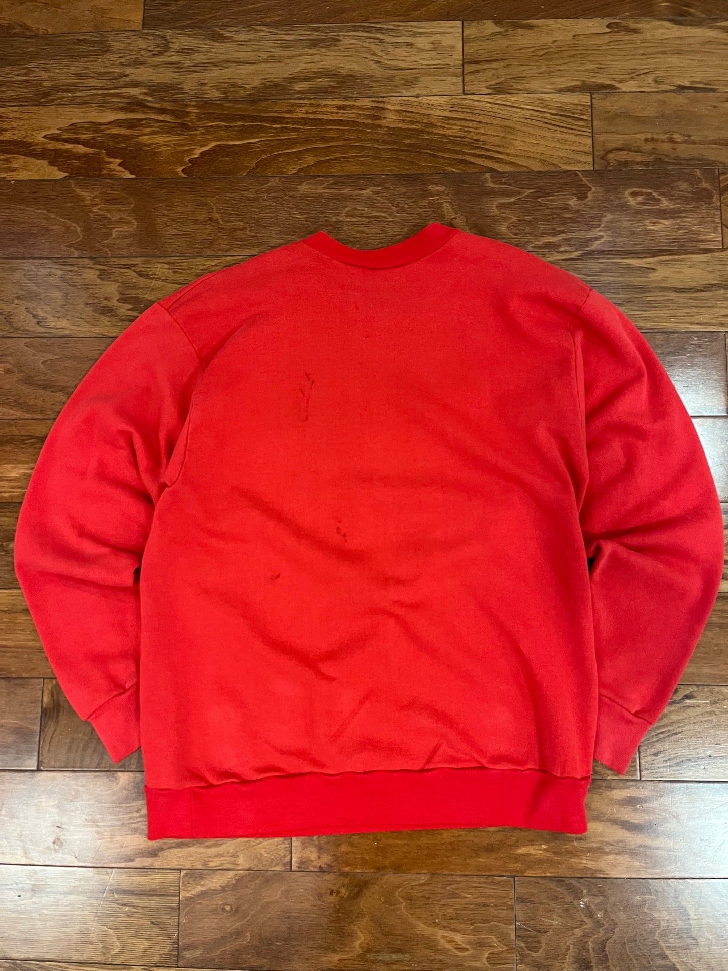 90s University Of Utah Utes Big Spell Out Vintage Crewneck (L)