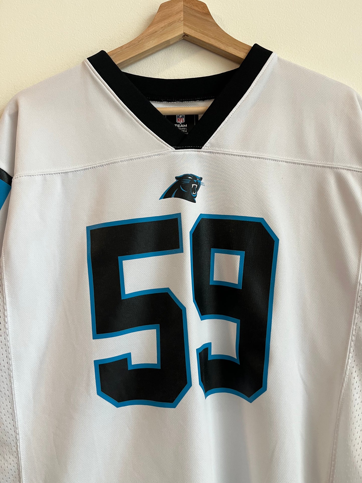 2010s Carolina Panthers Luke Kuechly Away Jersey (Youth XL)