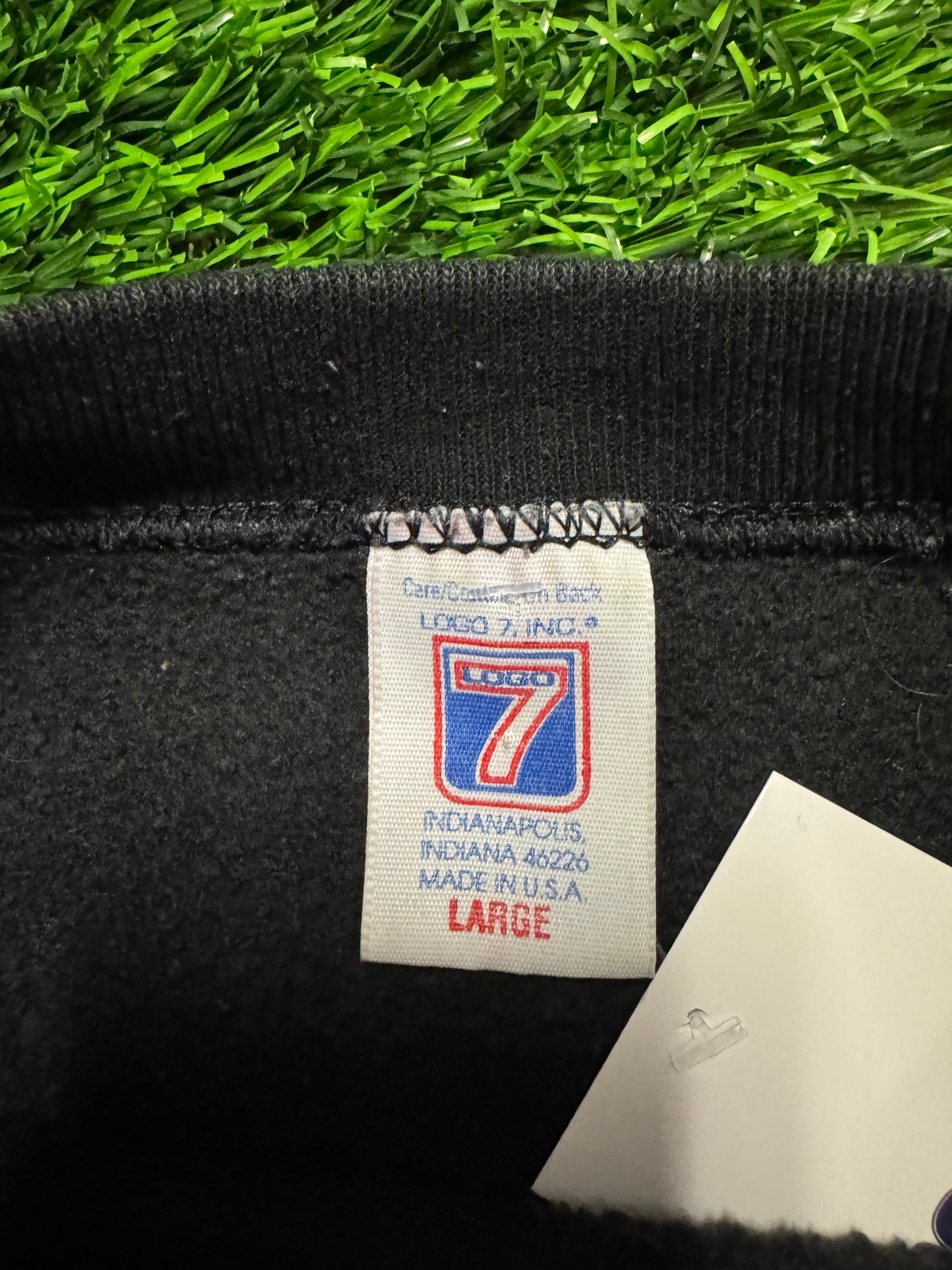 90s Carolina Panthers Vintage Logo 7 Crewneck (L)