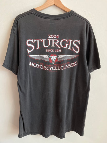 2004 Sturgis Faded Biker Tee (L)