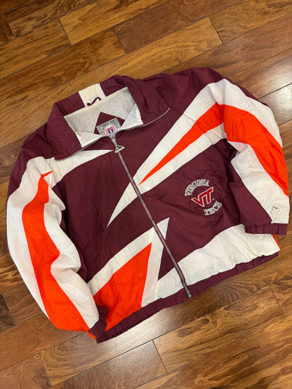 90s Virginia Tech Genuine Stuff Vintage Windbreaker (XL)