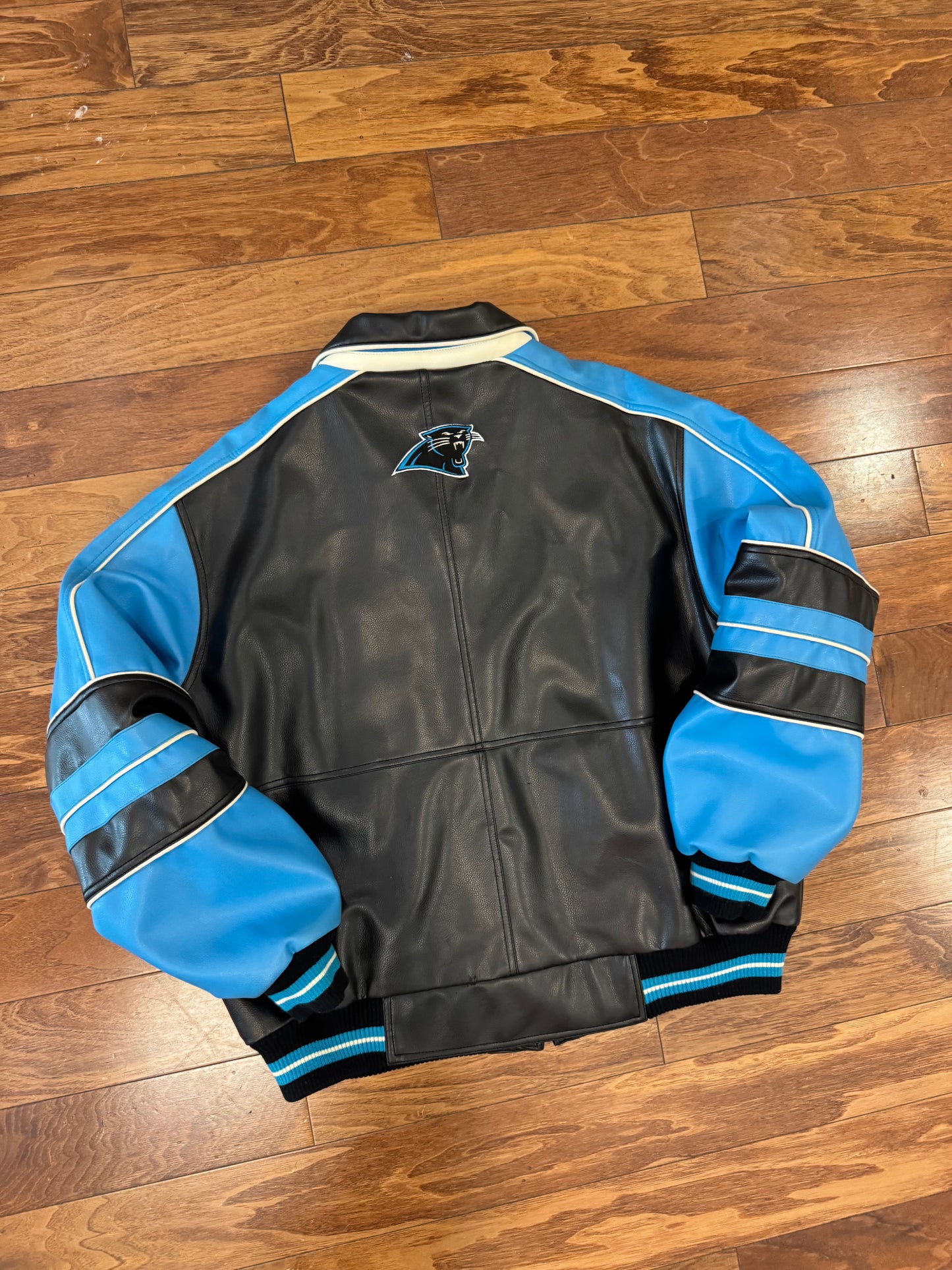 00s Carolina Panthers G-III Leather Jacket (XL)