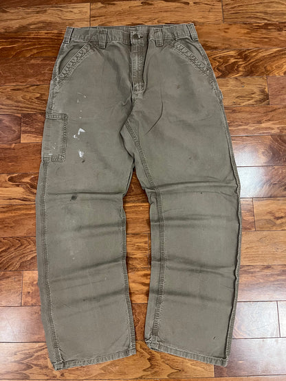2016 Carhartt Lumber Colored Paint Carpenter Pants (36x34)