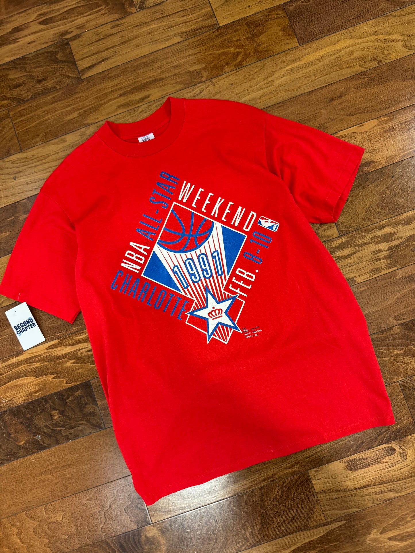 1991 All Star Weekend Vintage Logo 7 Tee (XL)