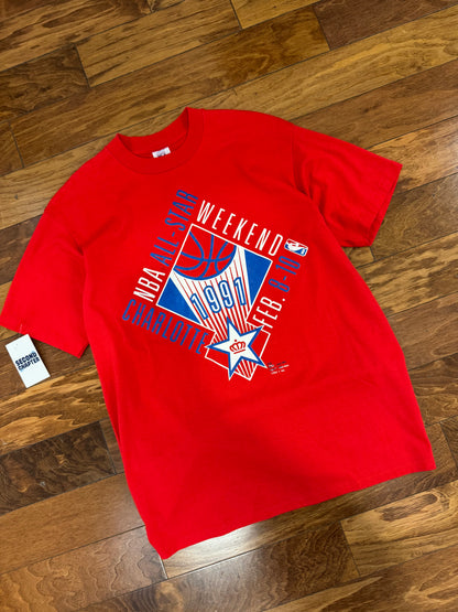 1991 All Star Weekend Vintage Logo 7 Tee (XL)