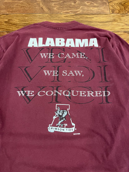 1996 University of Alabama Vintage Helmet "Absolute Victory" Tee (XL)
