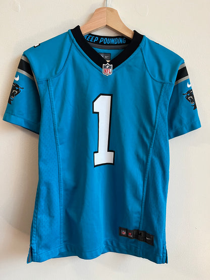 2015 Carolina Panthers Cam Newton Blue Nike Jersey (Youth M)