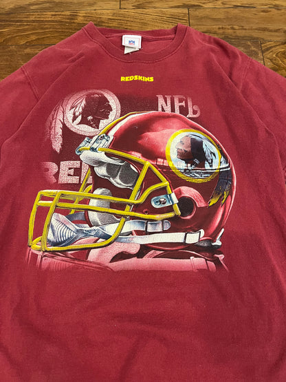 00s Washington Redskins NFL Helmet Tee (M)