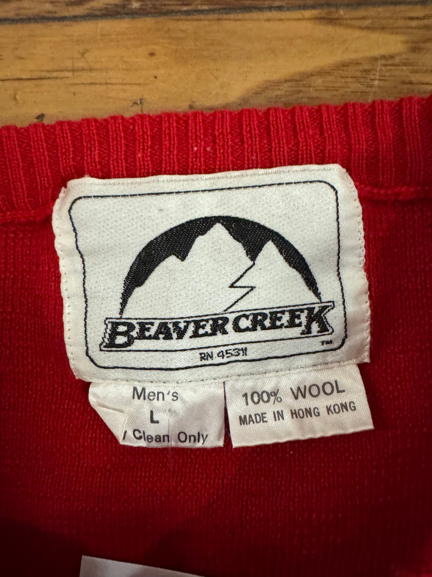 80s Beaver Creek Wool Sweater (S)