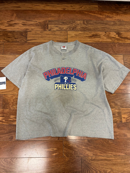 2004 Philadelphia Phillies Nike Cropped Tee (XXL)
