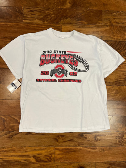 2002 Ohio State Buckeyes Spell Out Tee (XL)