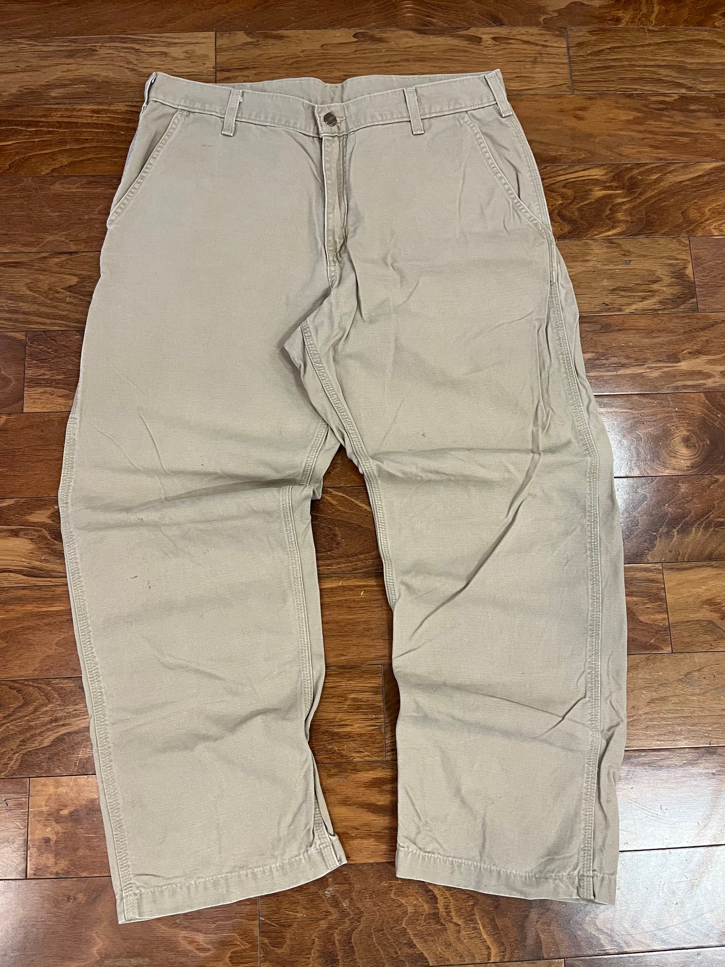 2008 Carhartt Golden Khaki Carpenter Pants (36 x 30)