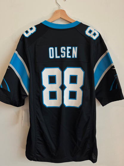 2010s Carolina Panthers Greg Olsen Nike Home Jersey (L)
