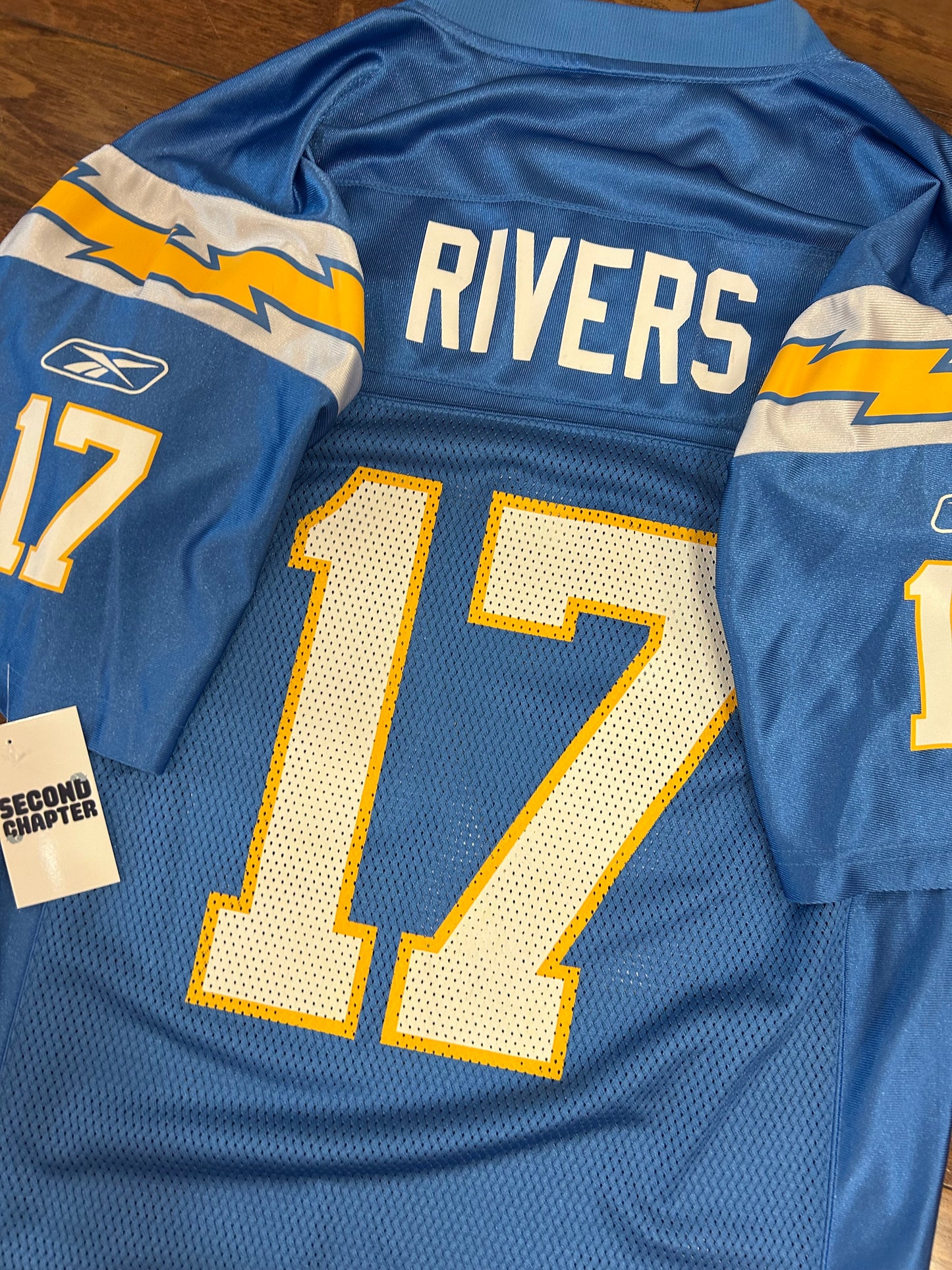 00s San Diego Chargers Phillip Rivers Reebok Football Jersey (S)
