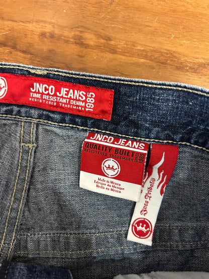 00s Jnco Tribals Tiger Graphic Vintage Baggy Jeans (36 x 32)