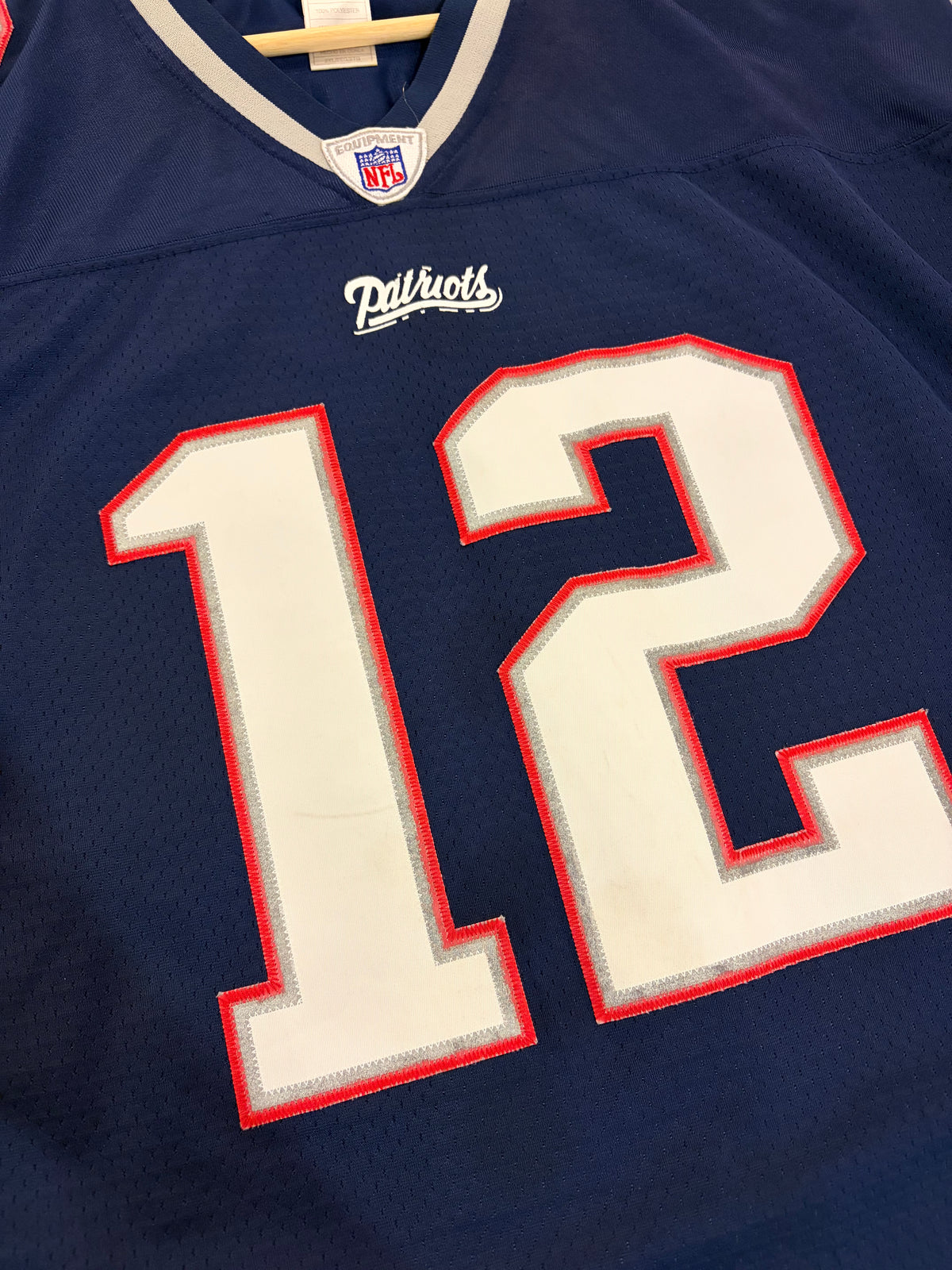00s New England Patriots Tom Brady Stitched Reebok Home Jersey (XXL)