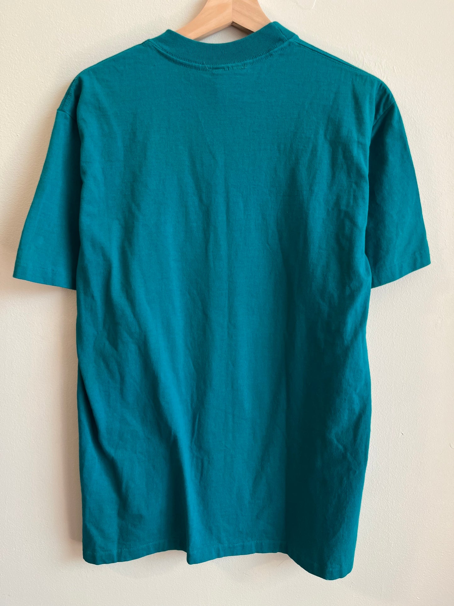 90s Charlotte Hornets Teal Home Team Tee (L)