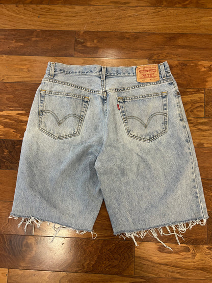 2005 Levi's 560 Blue Jean Shorts (34)