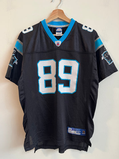 00s Carolina Panthers Steve Smith  Reebok Home Jersey (Youth XL)